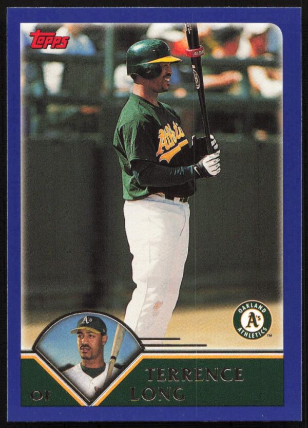2003 Topps Series 1 Terrence Long #175 (Front)