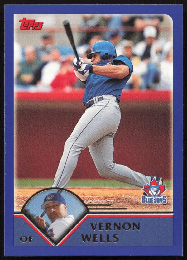 2003 Topps Series 1 Vernon Wells #164 (Front)