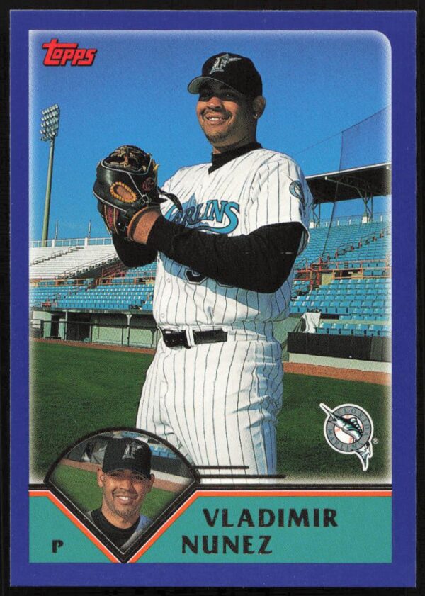 2003 Topps Series 1 Vladimir Nunez #142 (Front)