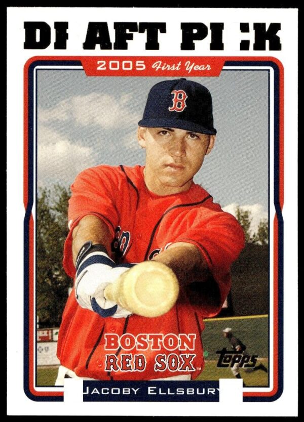 2005 Topps Updates & Highlights Jacoby Ellsbury #UH317 (Front)