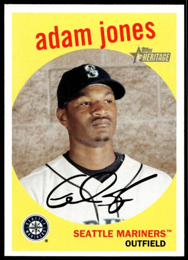 2008 Topps Heritage Adam Jones #104 (Front)