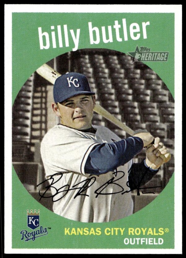 2008 Topps Heritage Billy Butler #208 (Front)
