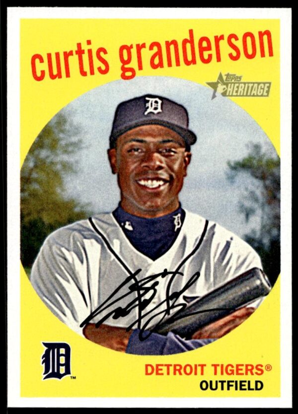 2008 Topps Heritage Curtis Granderson #535 (Front)