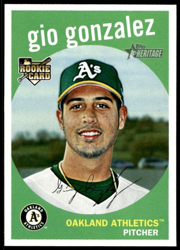 2008 Topps Heritage Gio Gonzalez #688 (Front)