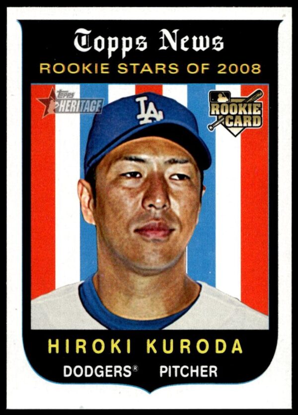 2008 Topps Heritage Hiroki Kuroda #524 (Front)
