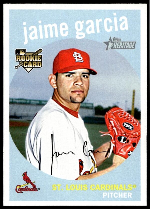 2008 Topps Heritage Jaime Garcia #717 (Front)
