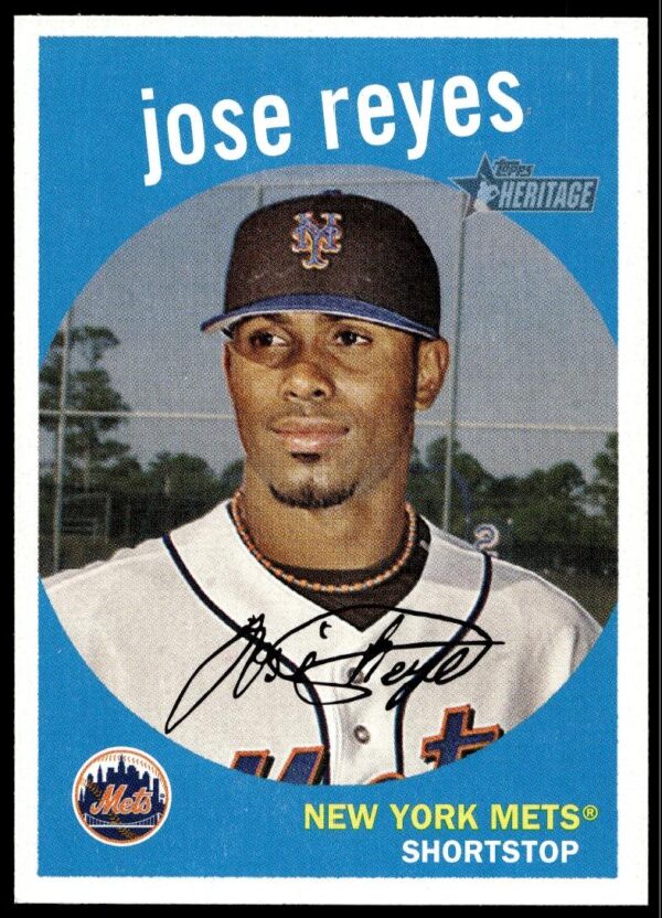 2008 Topps Heritage Jose Reyes #299 (Front)