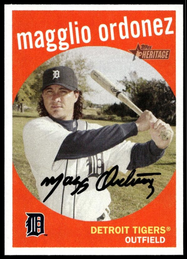 2008 Topps Heritage Magglio Ordonez #360 (Front)