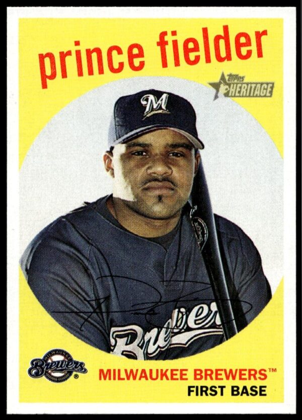2008 Topps Heritage Prince Fielder #270 (Front)