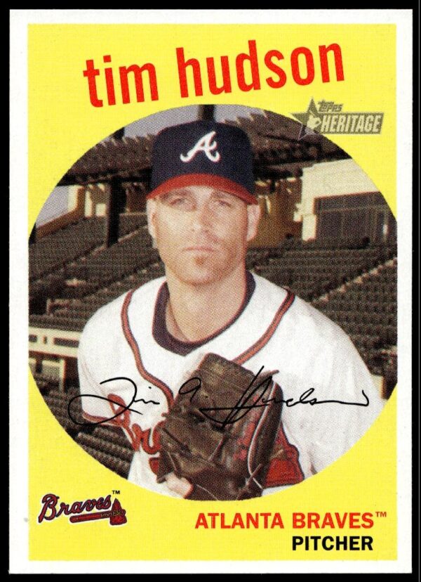 2008 Topps Heritage Tim Hudson #40 (Front)