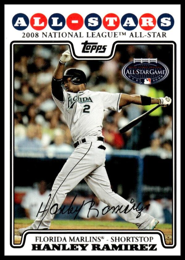 2008 Topps Updates & Highlights Hanley Ramirez #UH35 (Front)