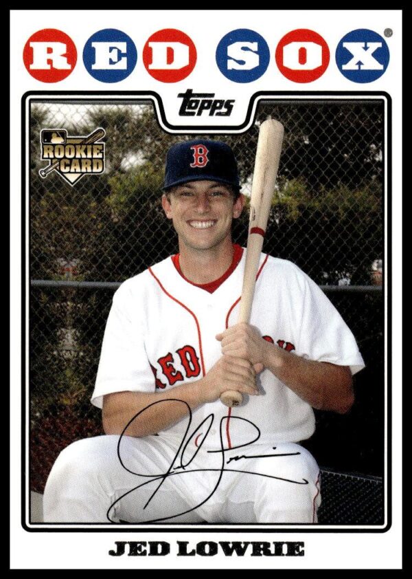 2008 Topps Updates & Highlights Jed Lowrie #UH117 (Front)