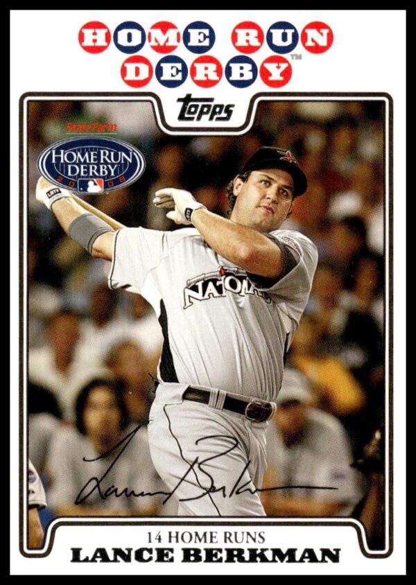 2008 Topps Updates & Highlights Lance Berkman #UH178 (Front)