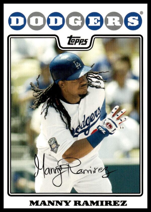 2008 Topps Updates & Highlights Manny Ramirez #UH237 (Front)