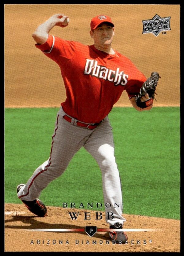 2008 Upper Deck Brandon Webb #91 (Front)