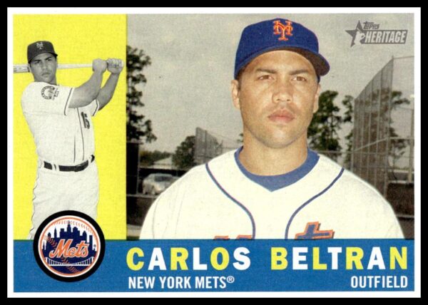 2009 Topps Heritage Carlos Beltran #63 (Front)