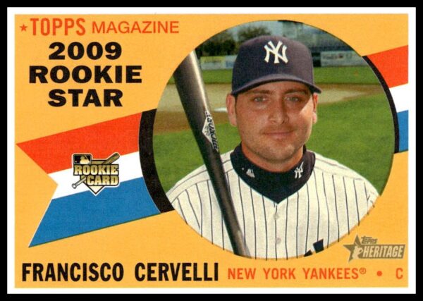 2009 Topps Heritage Francisco Cervelli #571 (Front)