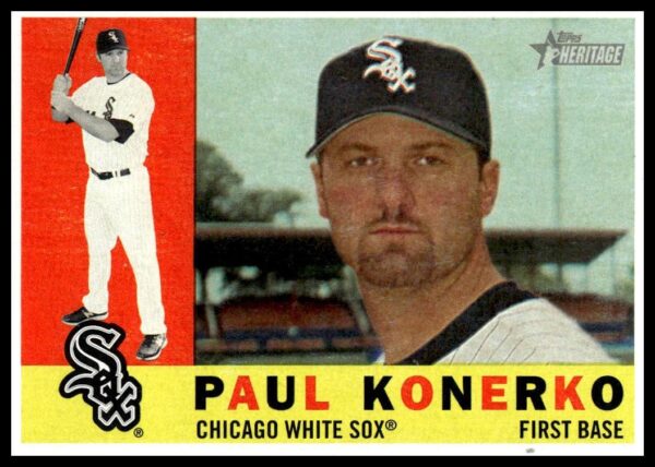 2009 Topps Heritage Paul Konerko #25 (Front)