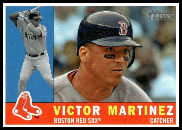 2009 Topps Heritage Victor Martinez #611 (Front)