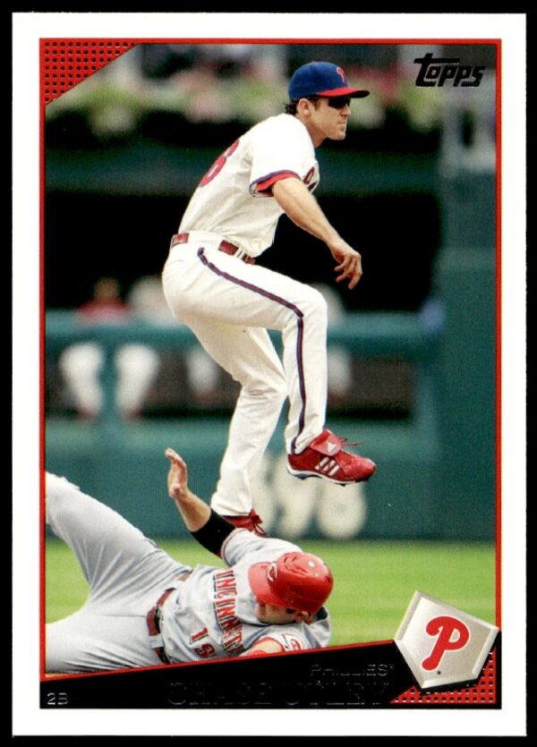 2009 Topps Series 1 Chase Utley #200 (Front)