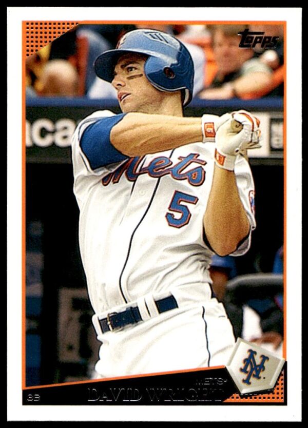 2009 Topps Series 1 David Wright #100 (Front)