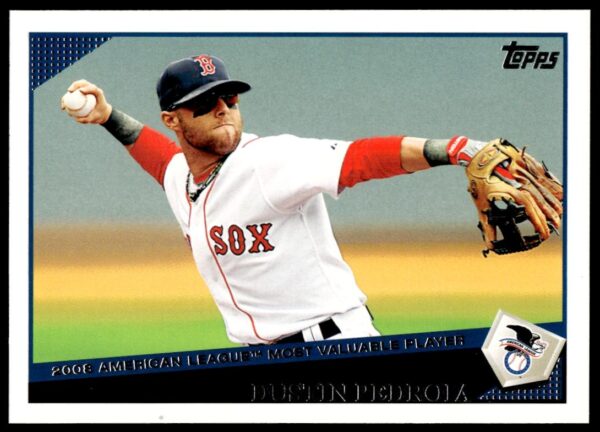 2009 Topps Series 1 Dustin Pedroia #66 (Front)