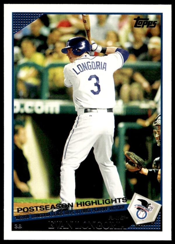 2009 Topps Series 1 Evan Longoria #16 (Front)