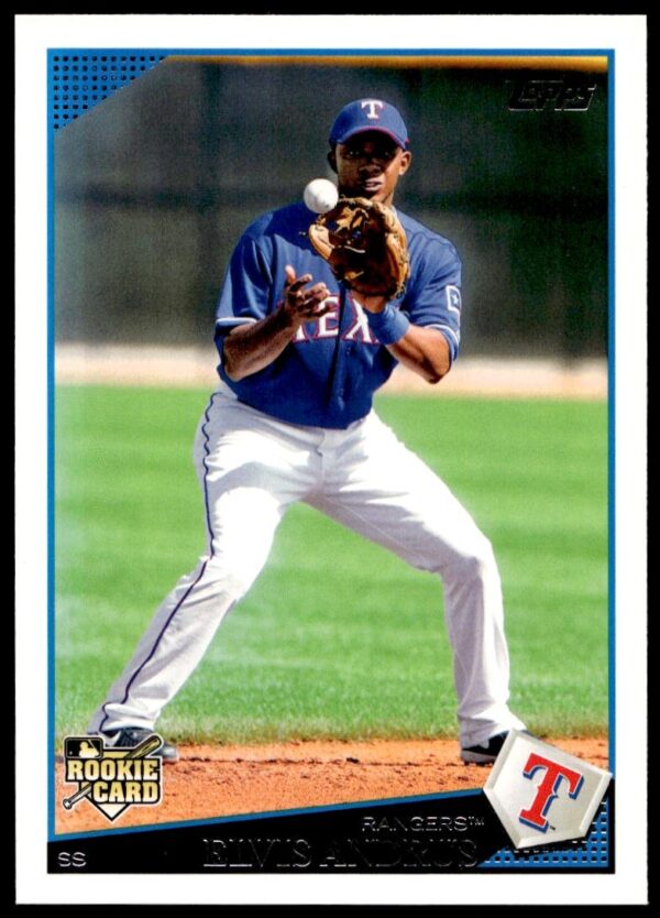 2009 Topps Series 2 Elvis Andrus #591 (Front)