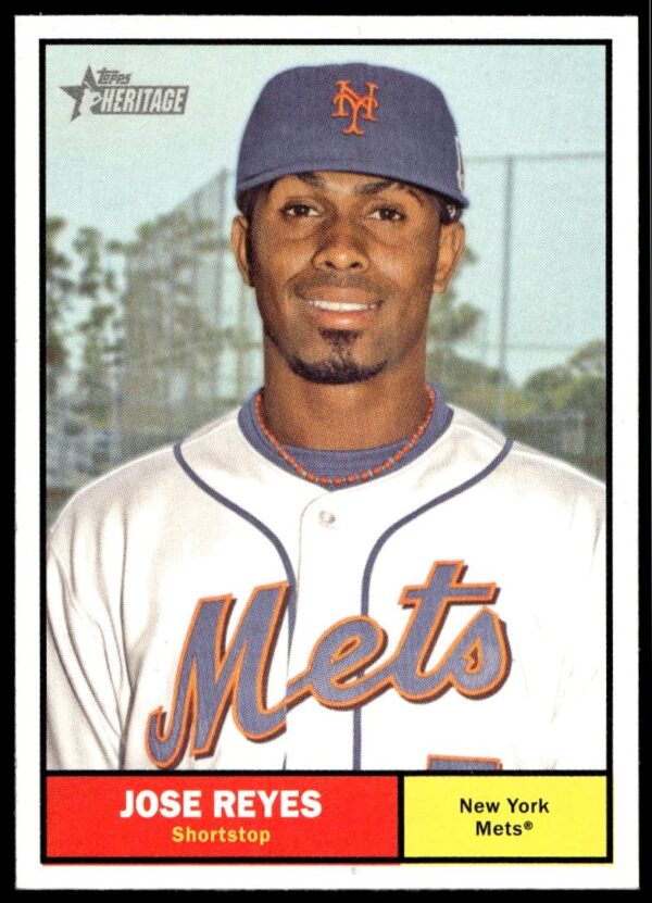 2010 Topps Heritage Jose Reyes #259 (Front)