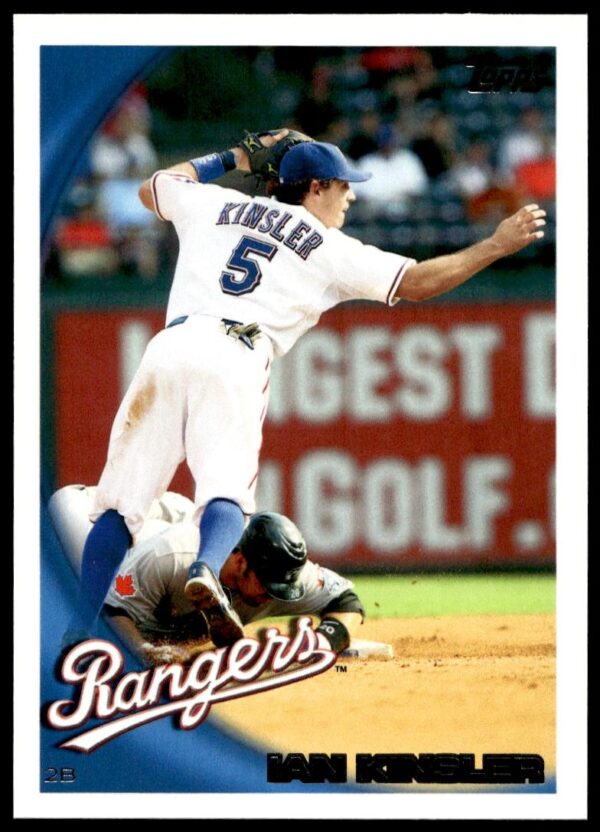 2010 Topps Series 1 Ian Kinsler #90 (Front)