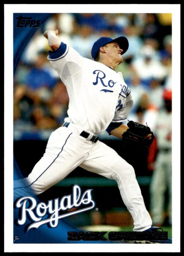 2010 Topps Series 1 Zack Greinke #50 (Front)