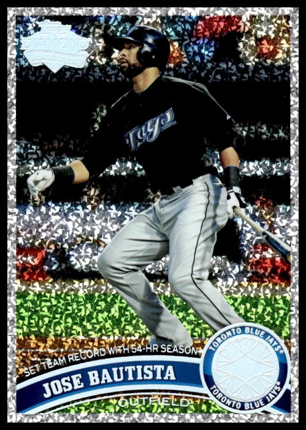2011 Topps Diamond Anniversary Jose Bautista Cognac #346 (Front)