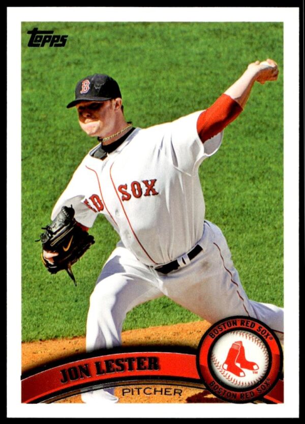 2011 Topps Series 1 Jon Lester #3 (Front)