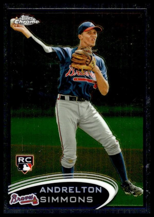 2012 Topps Chrome Andrelton Simmons #182 (Front)