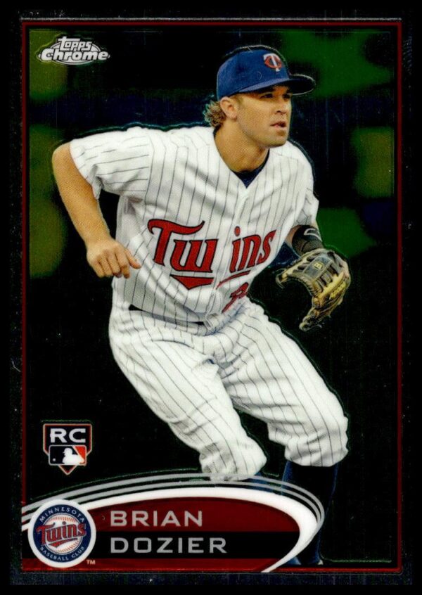 2012 Topps Chrome Brian Dozier #198 (Front)