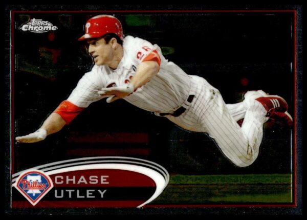 2012 Topps Chrome Chase Utley #25 (Front)