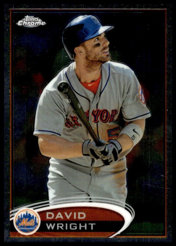 2012 Topps Chrome David Wright #41 (Front)