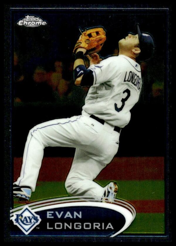 2012 Topps Chrome Evan Longoria #90 (Front)