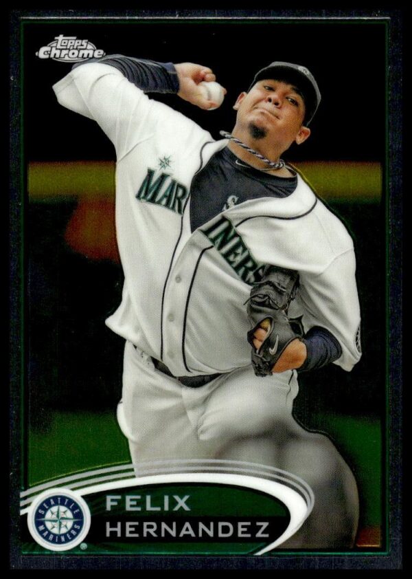 2012 Topps Chrome Felix Hernandez #116 (Front)
