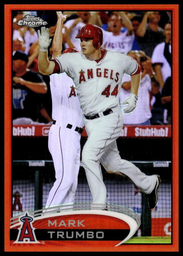 2012 Topps Chrome Mark Trumbo Red #83 (Front)