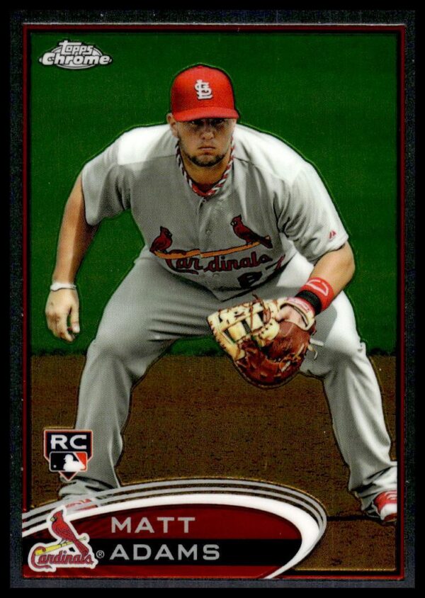 2012 Topps Chrome Matt Adams #199 (Front)
