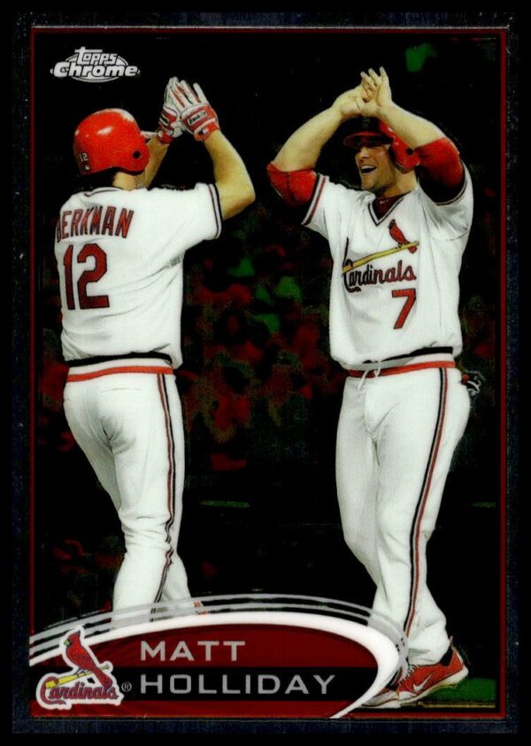 2012 Topps Chrome Matt Holliday #125 (Front)