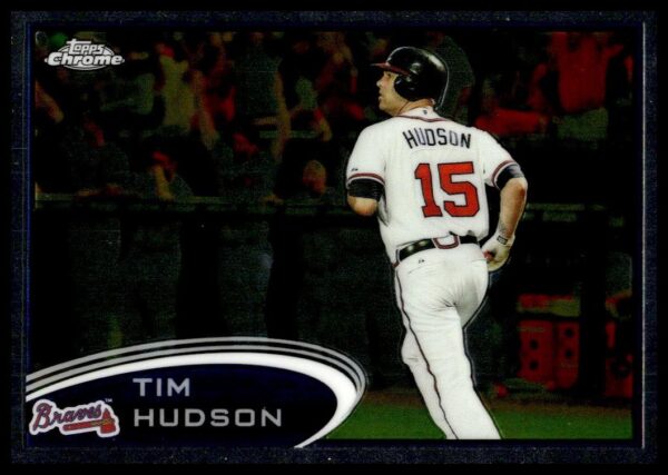 2012 Topps Chrome Tim Hudson #77 (Front)