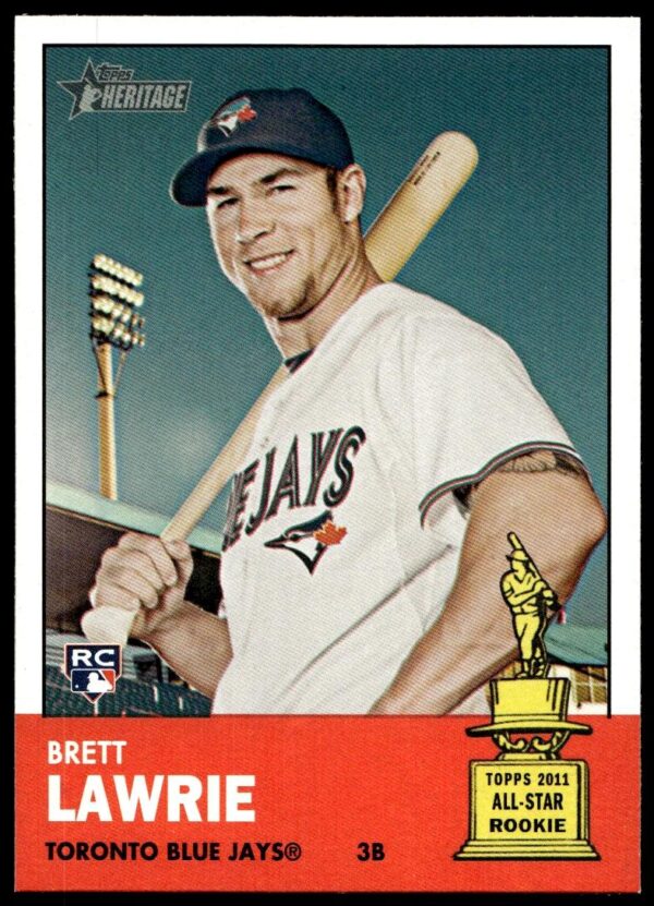 2012 Topps Heritage Brett Lawrie #280 (Front)