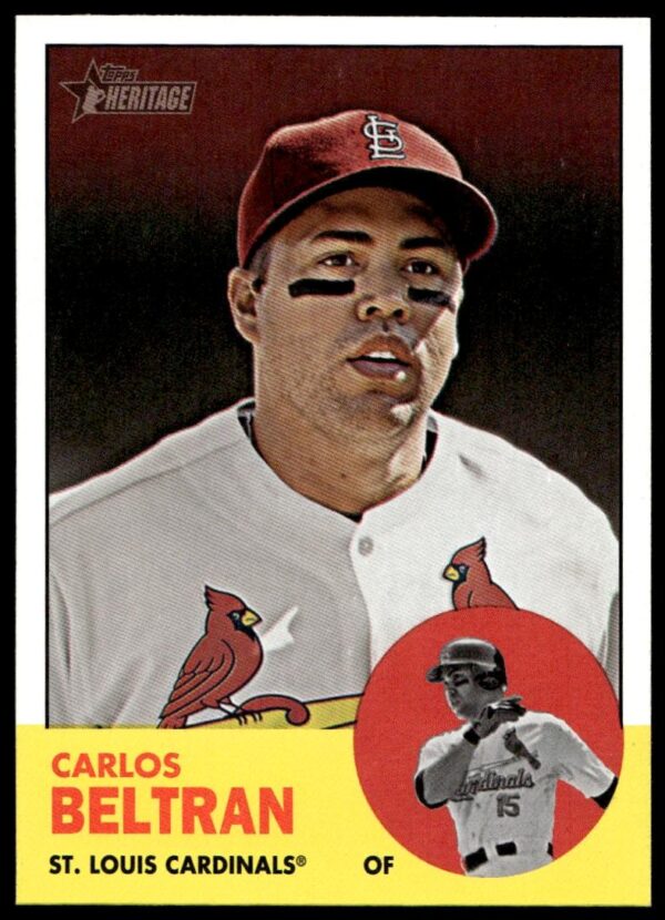 2012 Topps Heritage Carlos Beltran #300 (Front)