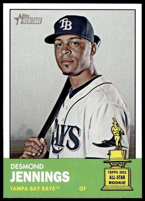 2012 Topps Heritage Desmond Jennings #195 (Front)