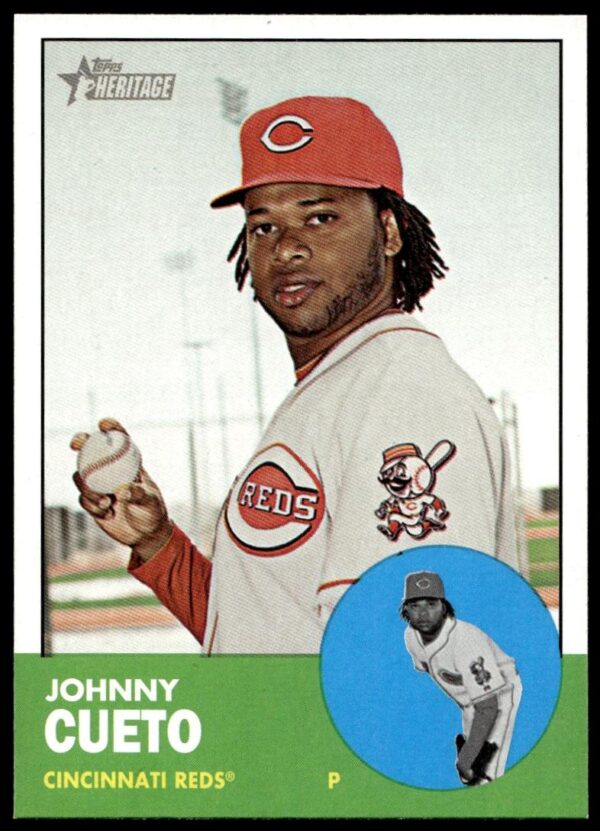 2012 Topps Heritage Johnny Cueto #241 (Front)