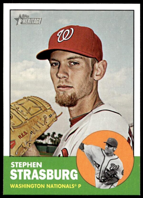 2012 Topps Heritage Stephen Strasburg #291 (Front)