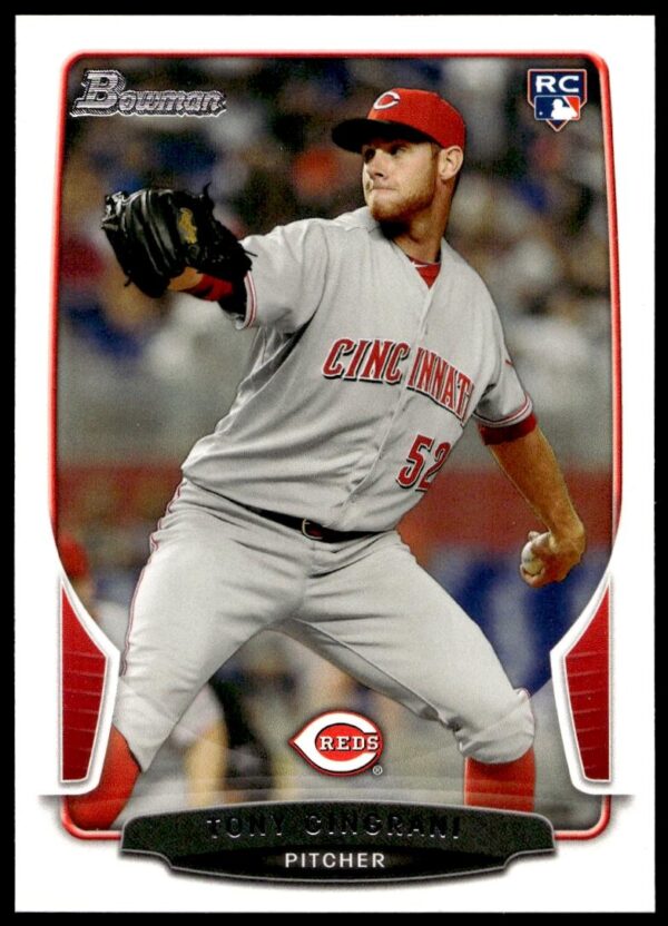2013 Bowman Draft Picks & Prospects Tony Cingrani #173 (Front)
