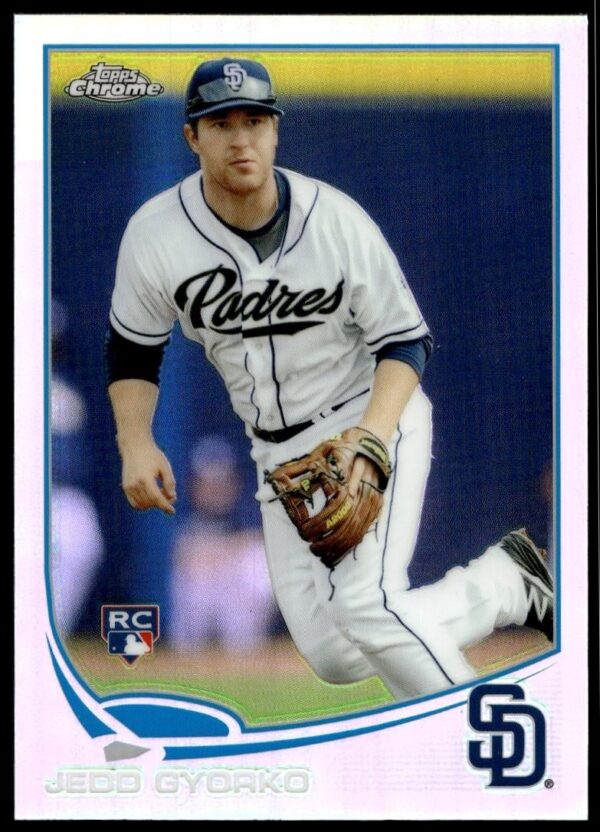 2013 Topps Chrome Jedd Gyorko Refractor #178 (Front)